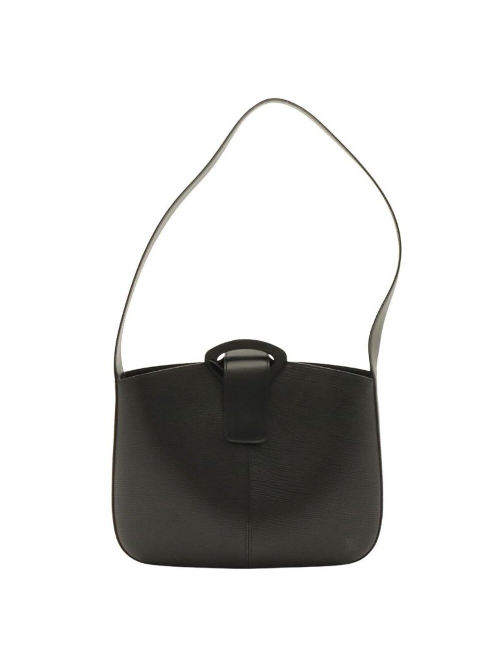 Louis Vuitton Epi Reverie Shoulder Bag Semi Noir Black